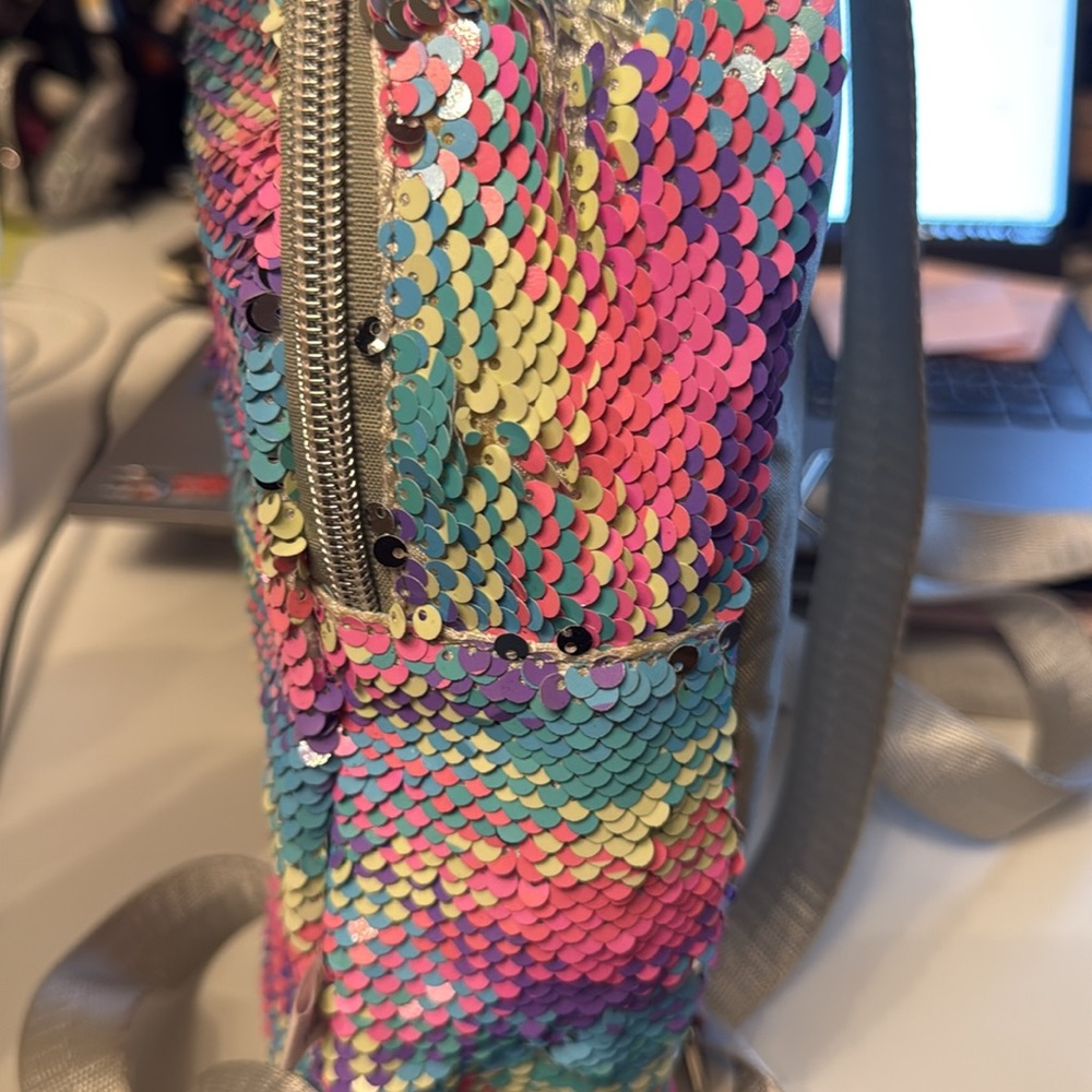 Colorful Sequin Backpack - Picture 4 of 5